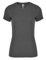 Dames T-shirt FOX Roly CA6661 heather zwart